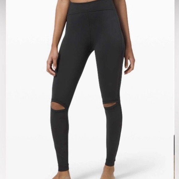 lululemon athletica Pants - Lululemon Force Within High-Rise Tight Black Size 4 Force Within NWOT